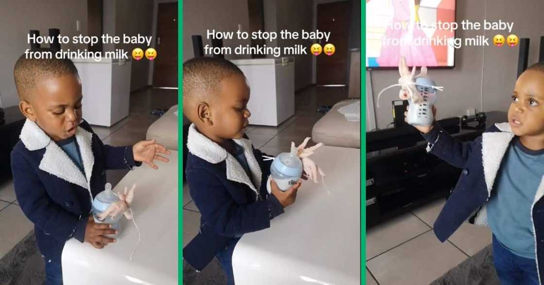 Mom pulls chicken feet milk trick on son