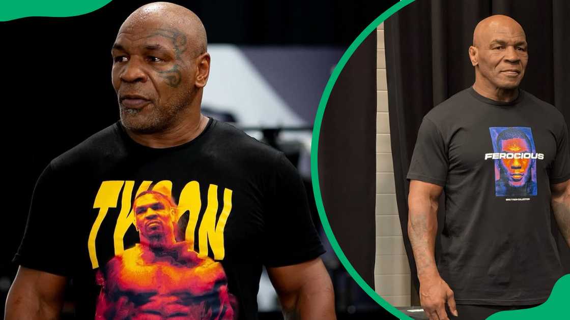 Mike Tyson having a good time Mike Tyson having a good time