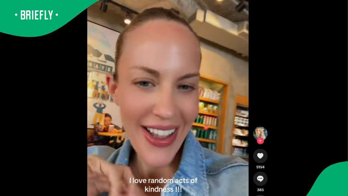 A woman shared her story. A woman shared her story.