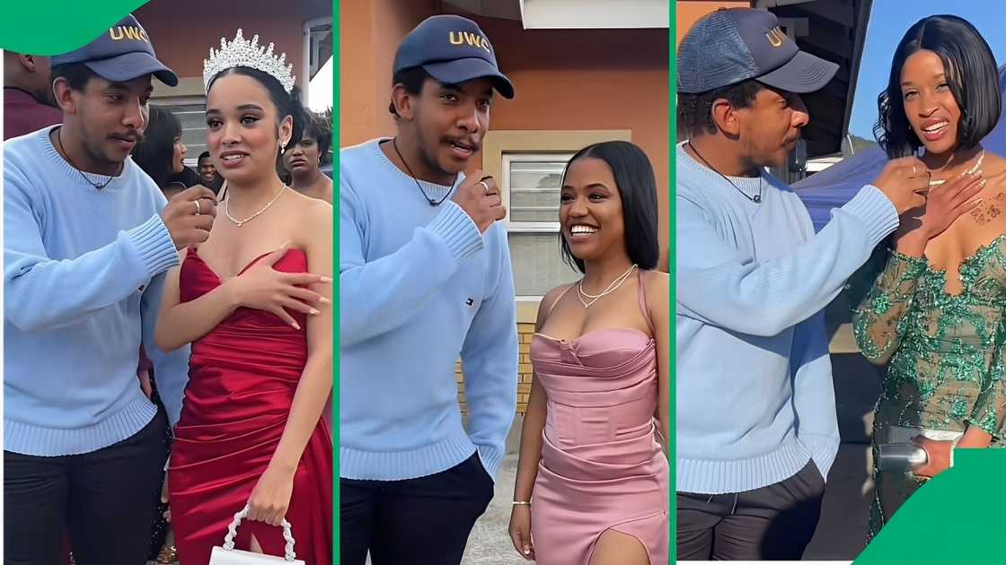 A TikTok video shows Grade 12 pupils dropping the prices they spent on their outfits. A TikTok video shows Grade 12 pupils dropping the prices they spent on their outfits.