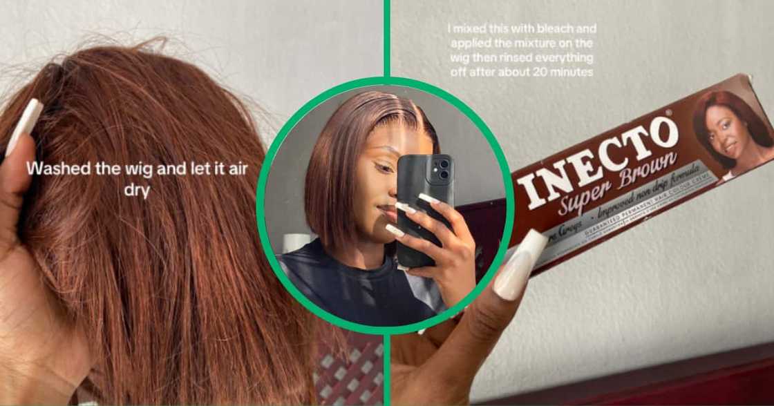 Wig, TikTok video, fashion, hack Wig, TikTok video, fashion, hack