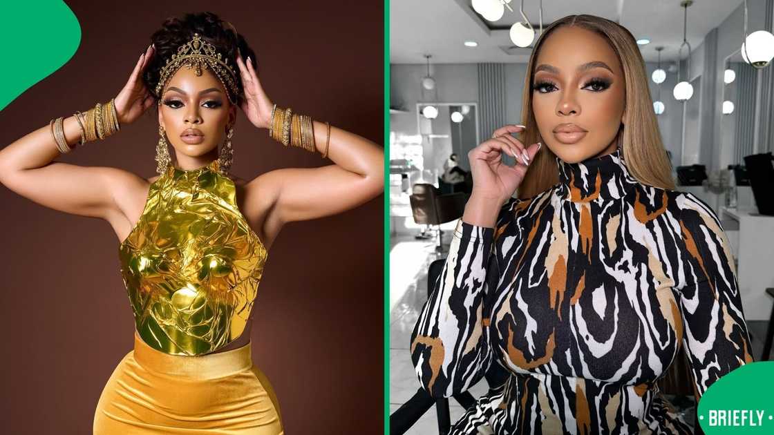 Social media influencer Mihlali Ndamase. Social media influencer Mihlali Ndamase.
