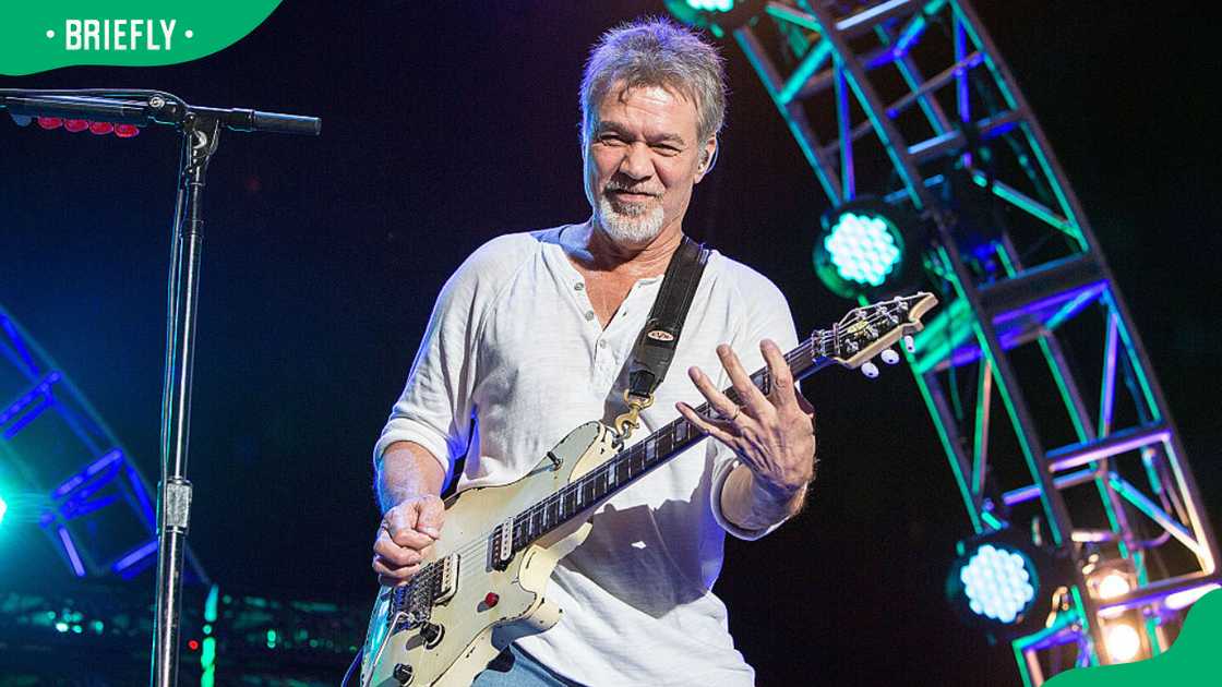 Eddie Van Halen at the Sleep Train Amphitheatre in 2015