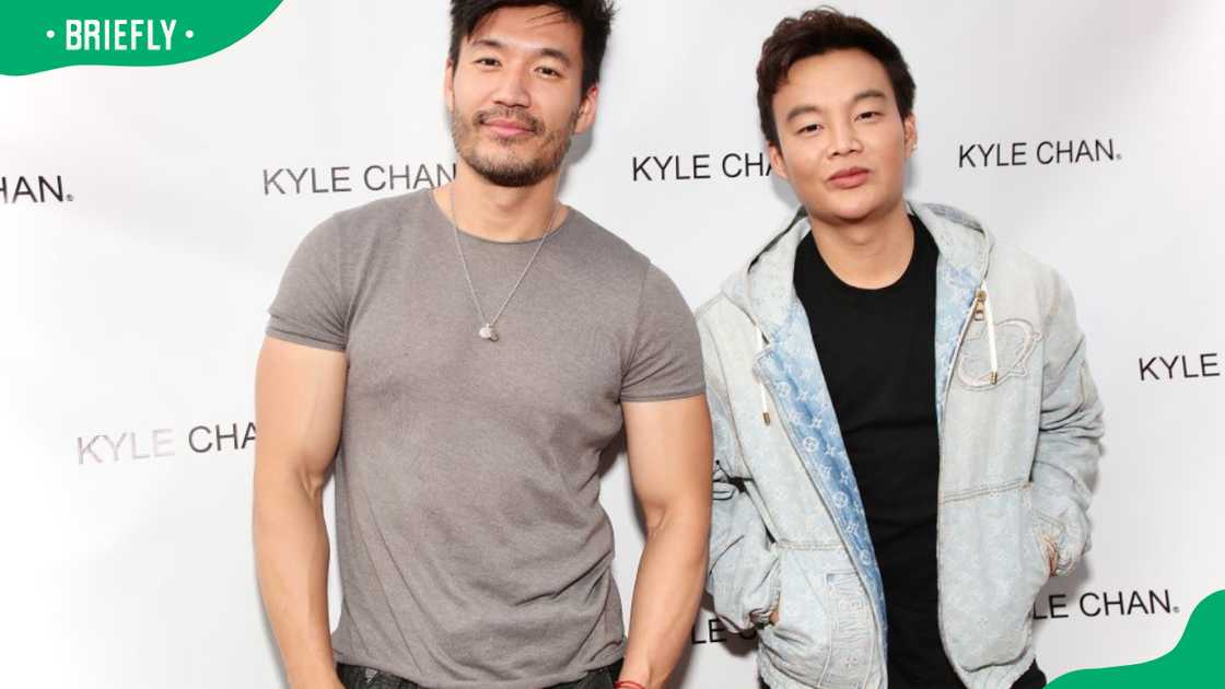 Kevin Kredier and Kane Lim during Kyle Chan's retail store opening event in 2021 Kevin Kredier and Kane Lim during Kyle Chan's retail store opening event in 2021