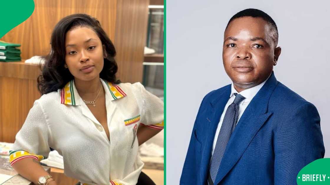 An old photo of Cyan Boujee and Kagiso Lerutla resurfaced online An old photo of Cyan Boujee and Kagiso Lerutla resurfaced online