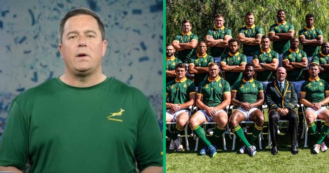 John Steenhuizen and the Springboks