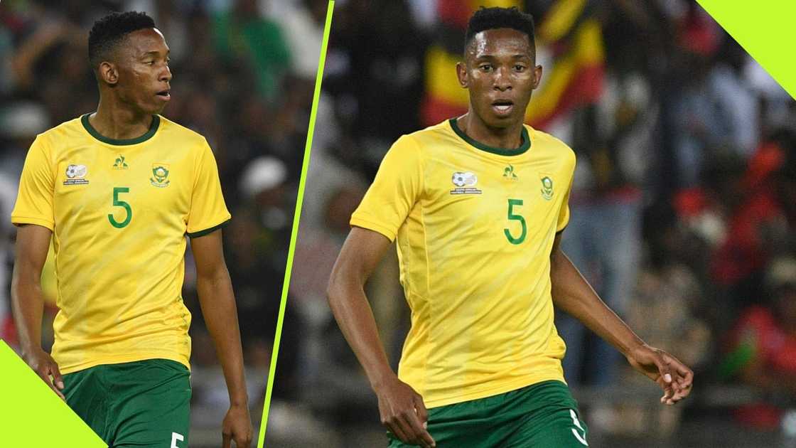 Thalente Mbatha scored his second goal in two games for Bafana Bafana. Thalente Mbatha scored his second goal in two games for Bafana Bafana.