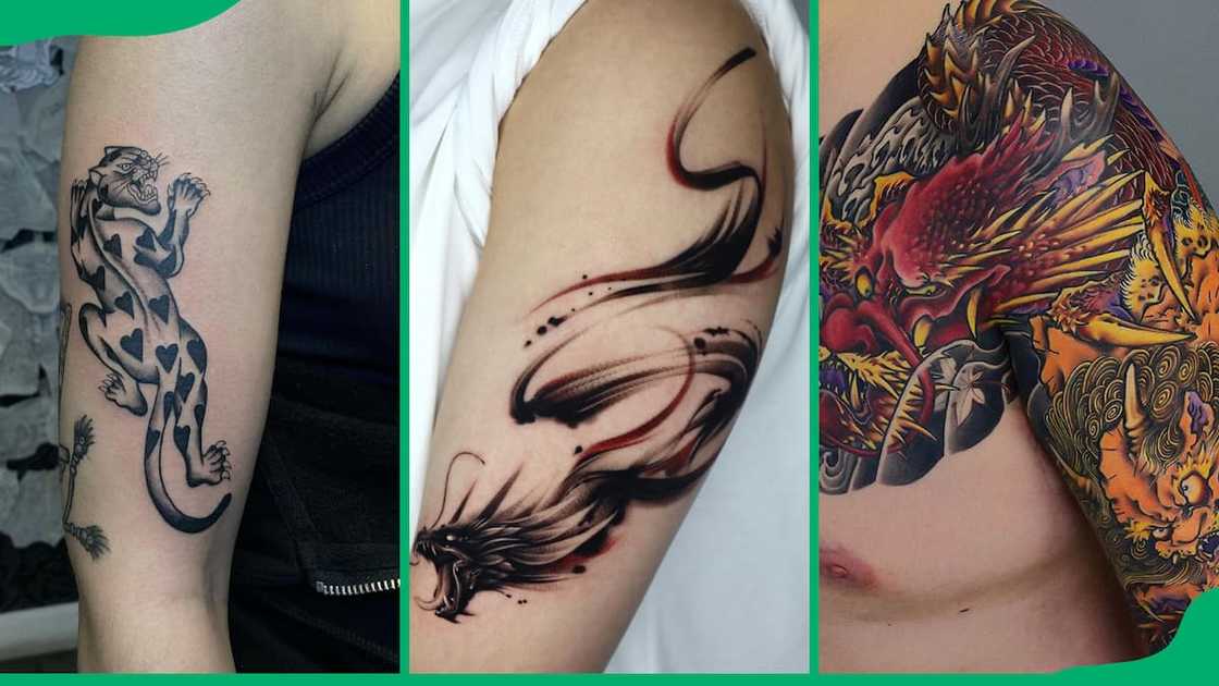 Detailed shoulder tattoo