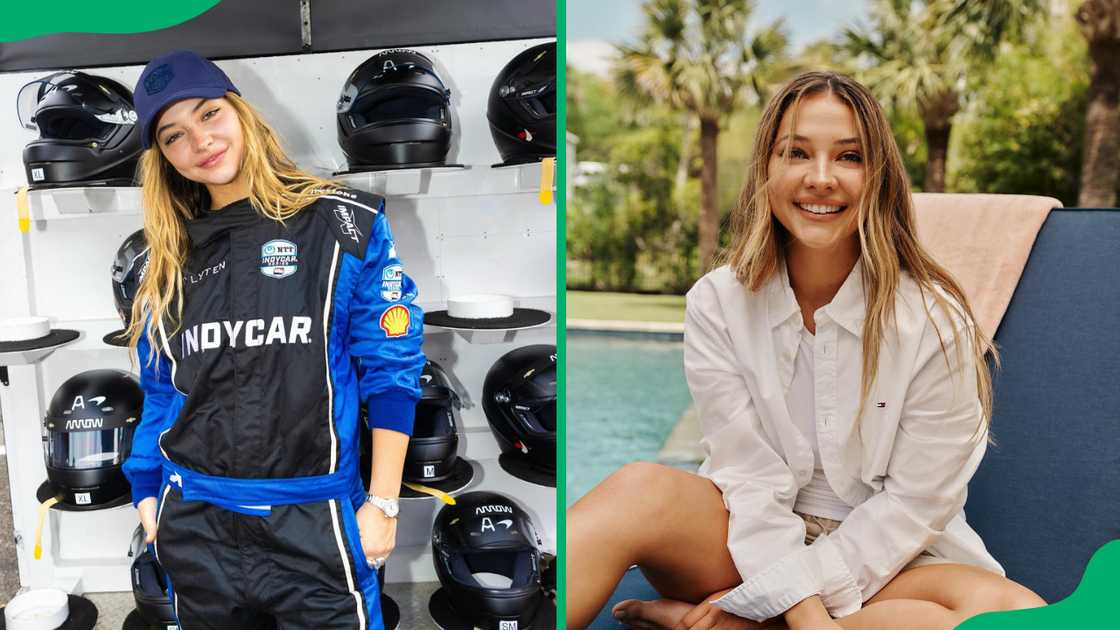 Madelyn Cline posing for photos