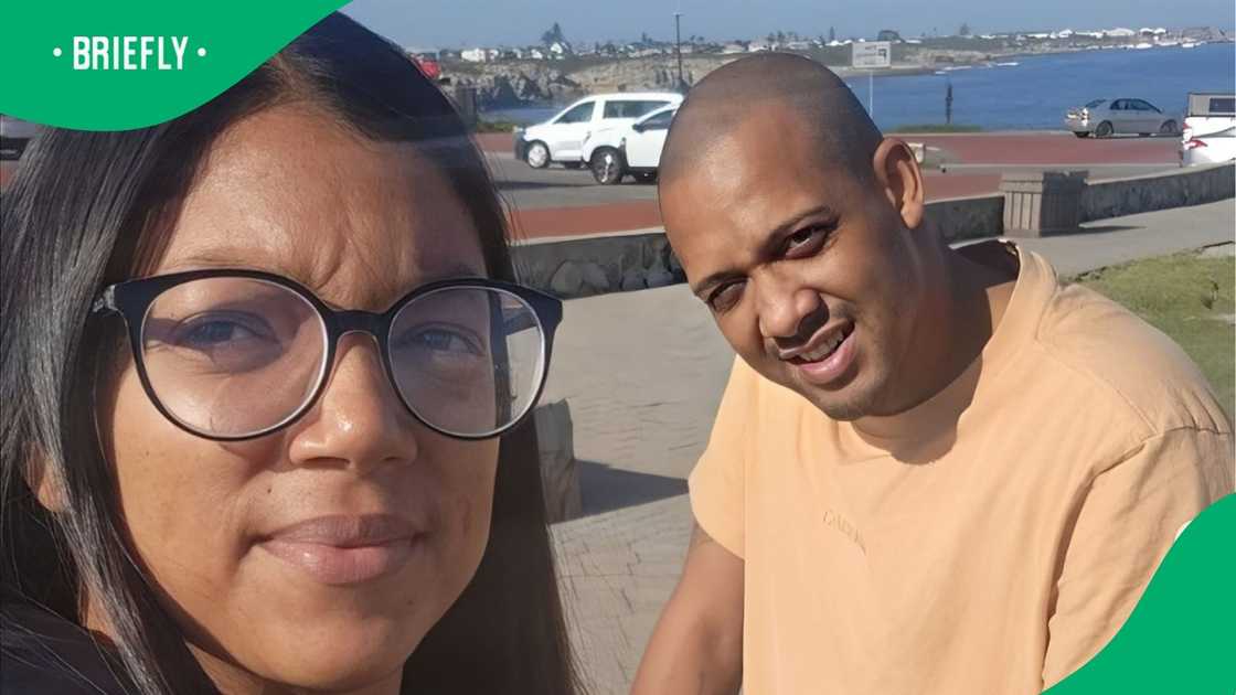 A couple moved from a shack to a house. A couple moved from a shack to a house.