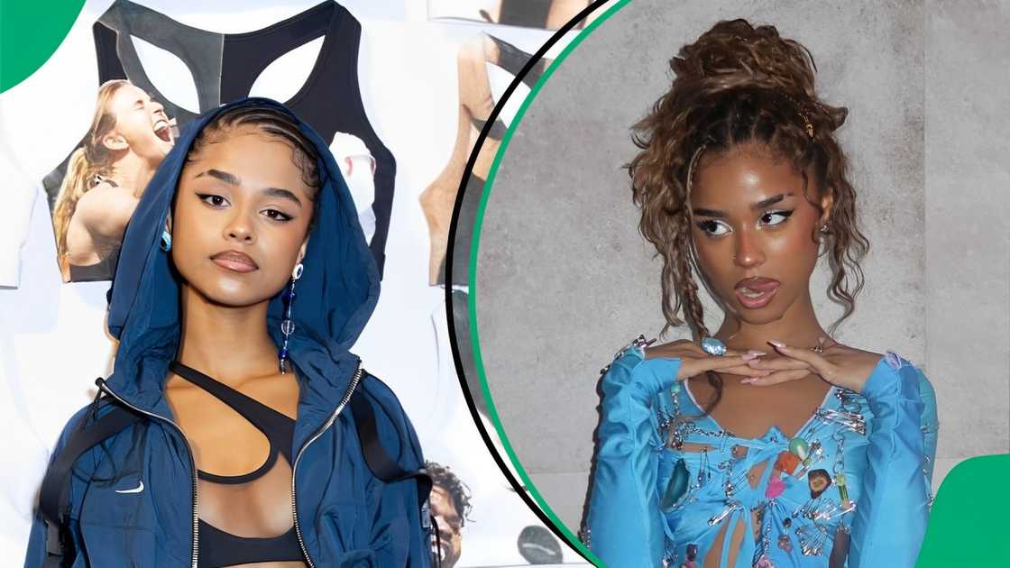 Tyla showed off her fantastic self-portrait Tyla showed off her fantastic self-portrait