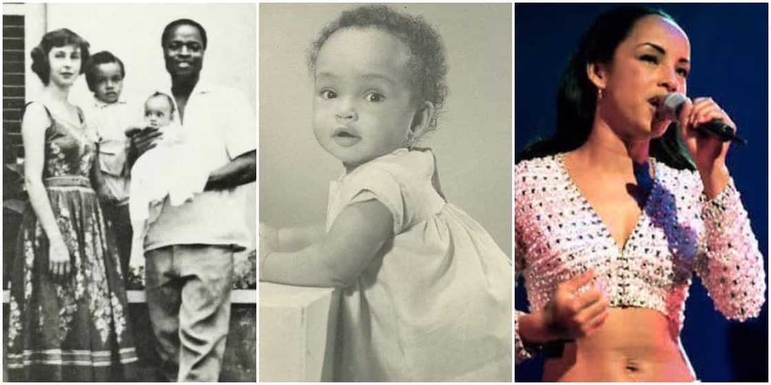 No wonder she's so pretty: Nigerians gush over throwback photo of singer Sade Adu with her brother and parents