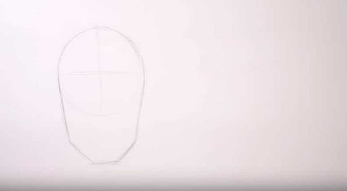 How to draw a face