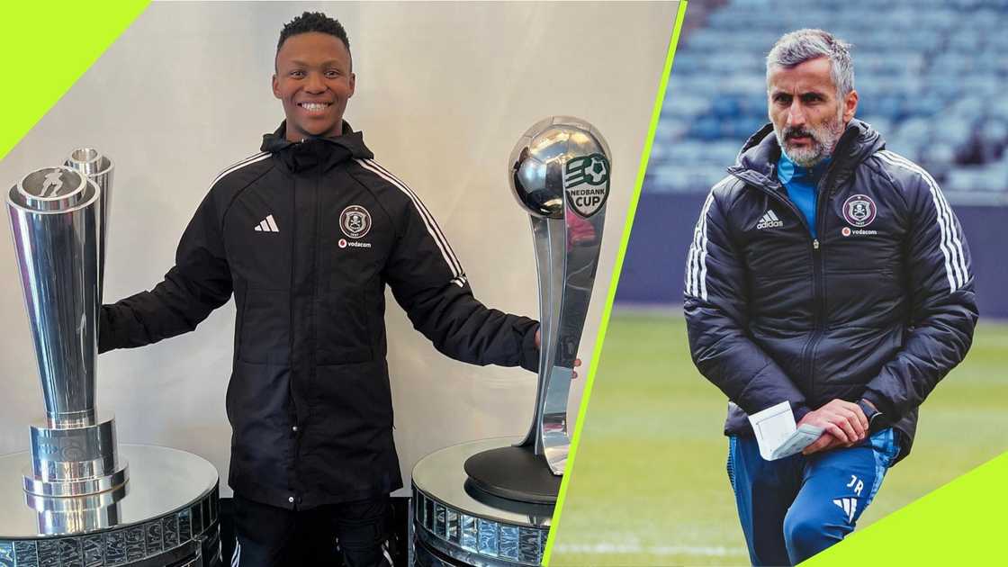 Orlando Pirates youngster Mohau Nkota has earned praise from coach Jose Riveiro.