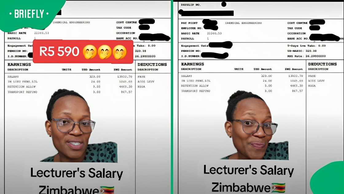Zimbabwean lecturer’s tiny take-home pay after deductions leaves social media stunned