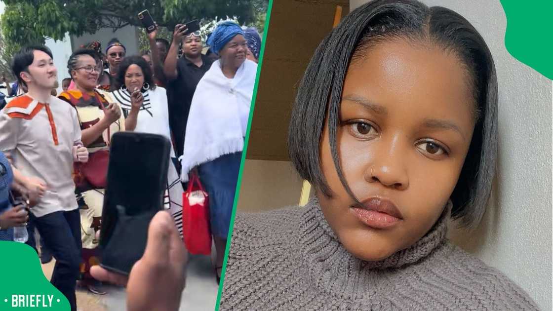 A woman went viral. A woman went viral.