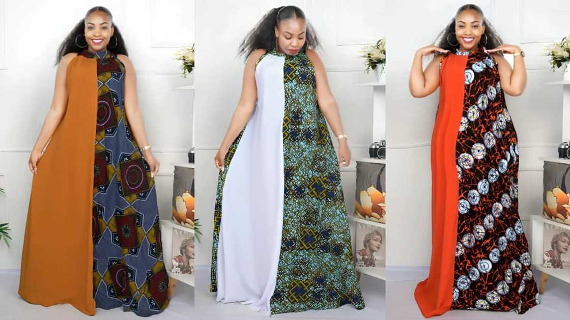 A-shape gown styles without sleeves A-shape gown styles without sleeves