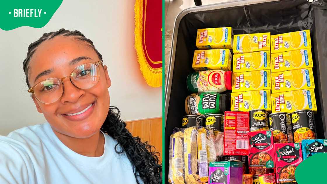 SA woman packs over 100kg of Mzansi food to take back to China, spends R10,000