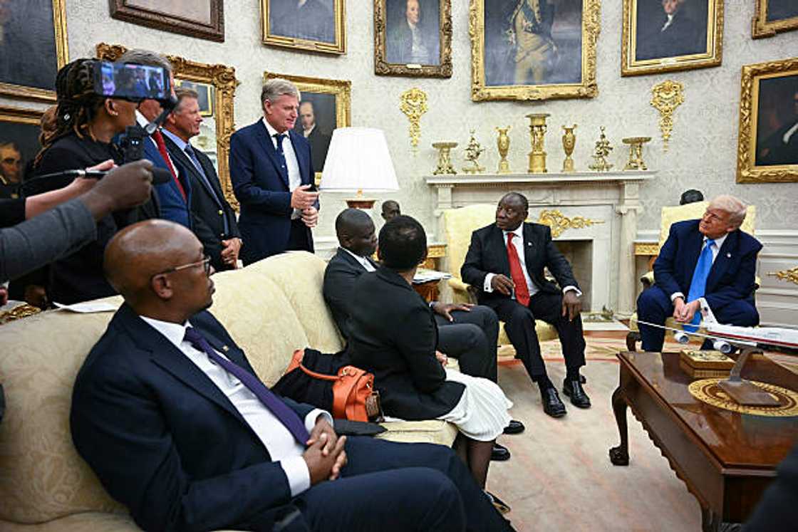 Ernie Els speaks as Presidents Ramaphosa and Trump meet in Washington Ernie Els speaks as Presidents Ramaphosa and Trump meet in Washington