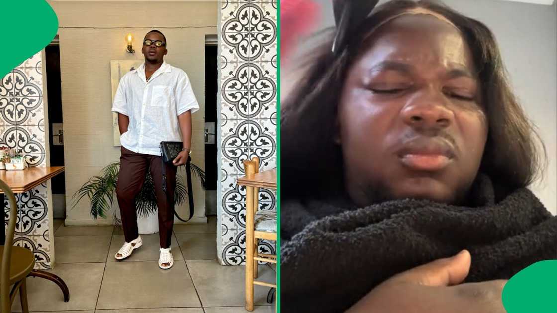 A TikTok user had Mzansi peeps rolling on the floor after sharing a video of what his girlfriend made him do A TikTok user had Mzansi peeps rolling on the floor after sharing a video of what his girlfriend made him do