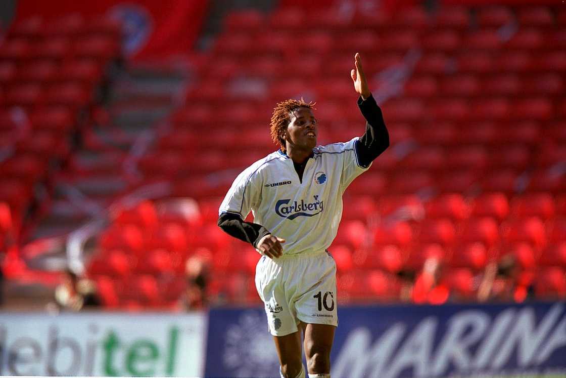Sibusiso Zuma during an FC Copenhagen match Sibusiso Zuma during an FC Copenhagen match