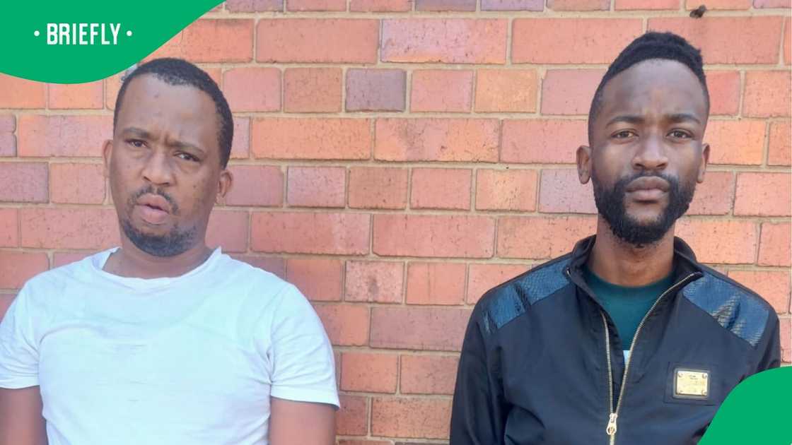 The two suspects in the Olarato Mongale case The two suspects in the Olarato Mongale case