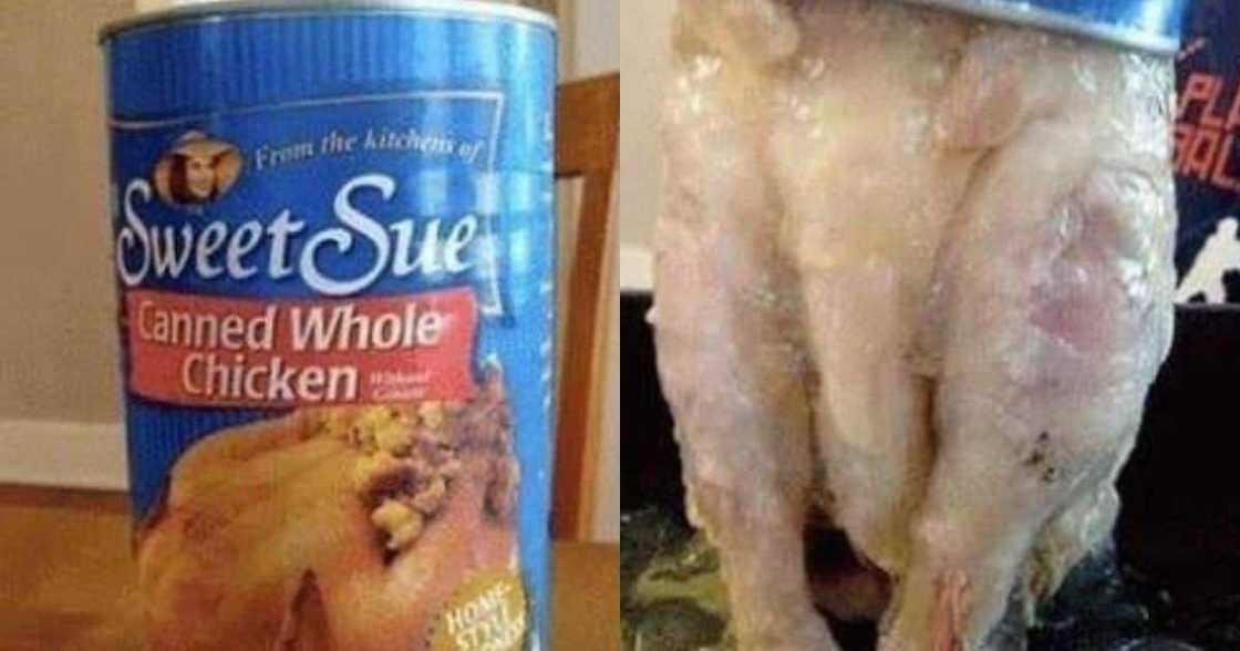 Chicken in a can, canned whole chicken, Mzansi reacts Chicken in a can, canned whole chicken, Mzansi reacts