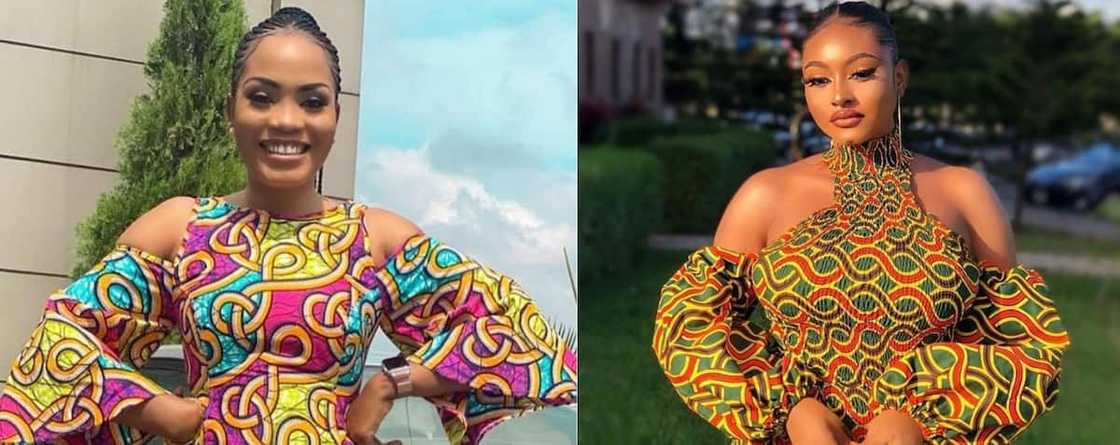 simple Ankara tops on skirt simple Ankara tops on skirt
