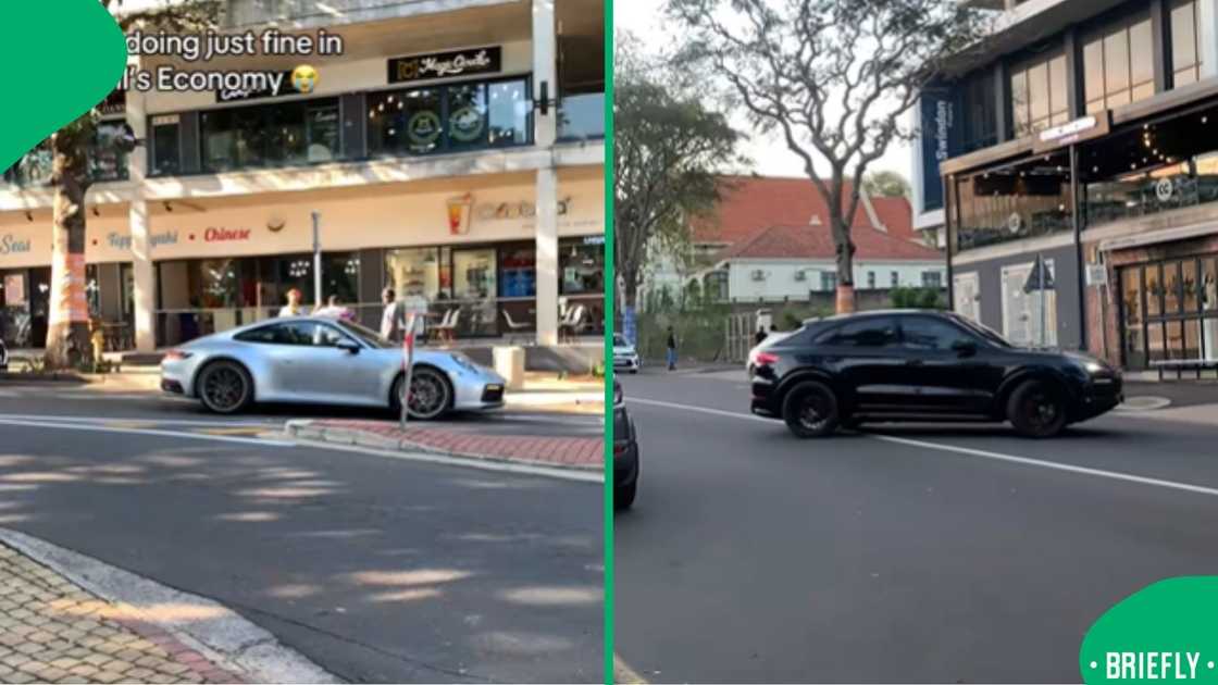 A clip of expensive cars on local roads highlighted the gap between everyday struggles and high-end lifestyles