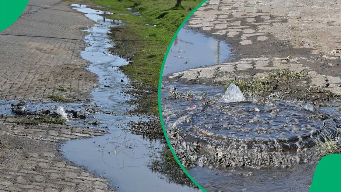 A leak in the middle of a rural town, something that is commonplace in many towns across the country. A leak in the middle of a rural town, something that is commonplace in many towns across the country.