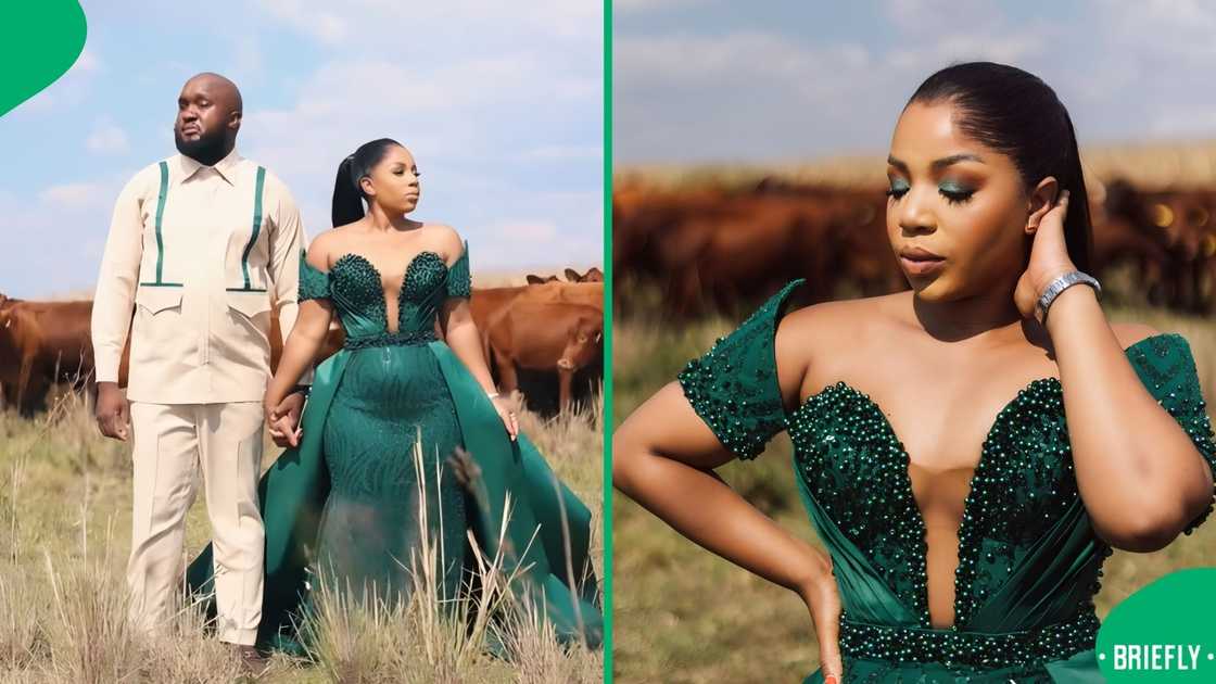 A Venda couple on their wedding day. A Venda couple on their wedding day.