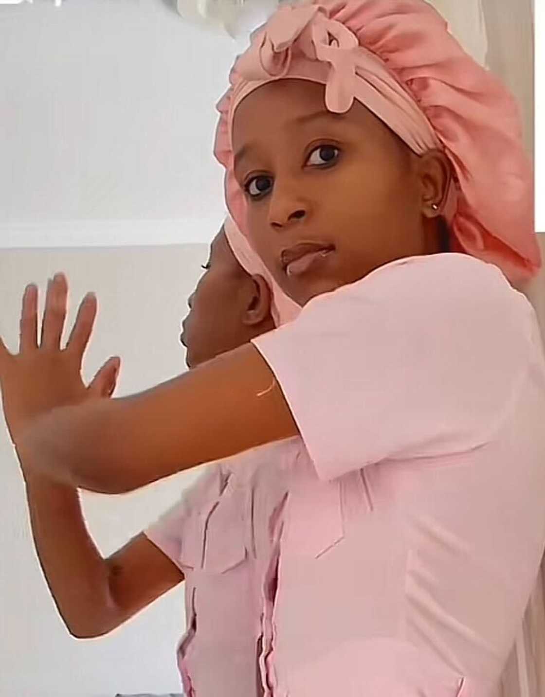 A young woman shared a TikTok video featuring her stunning Shein prom dress. A young woman shared a TikTok video featuring her stunning Shein prom dress.