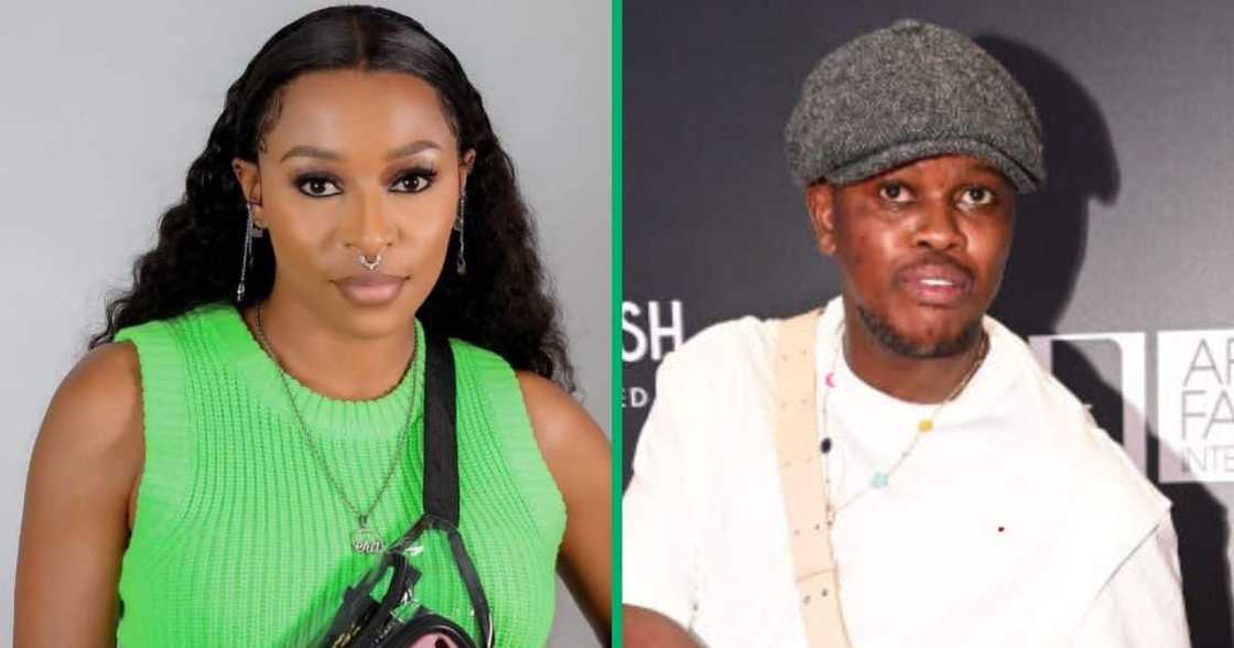DJ Zinhle, Murdah Bongz on True Love Magazine cover DJ Zinhle, Murdah Bongz on True Love Magazine cover