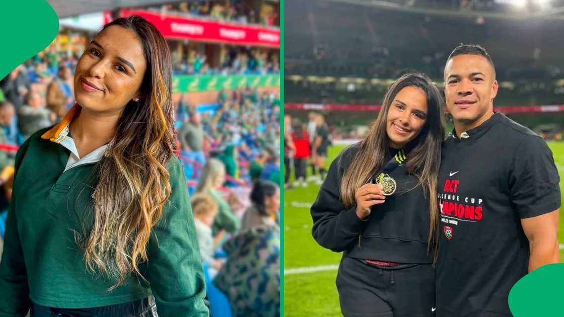 Cheslin Kolbe's wife opens up about giving up chartered accountant career to support hubby’s dream. Cheslin Kolbe's wife opens up about giving up chartered accountant career to support hubby’s dream.