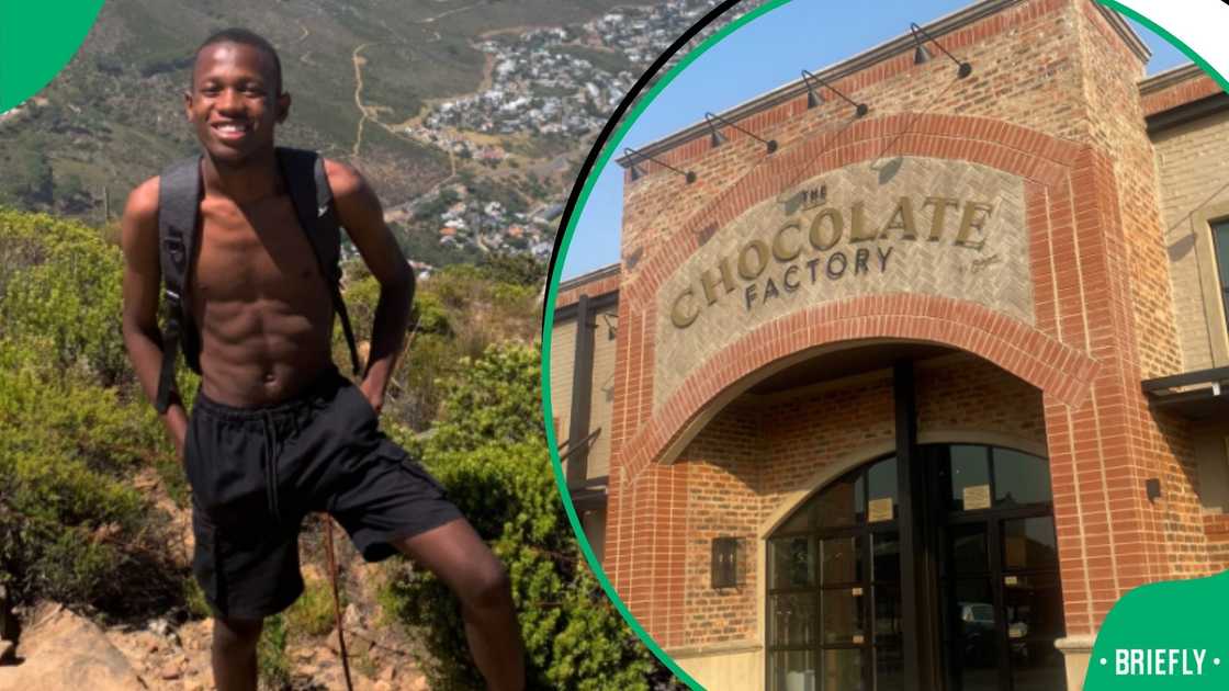 Chap catches smoke after plugging SA with chocolate factory Chap catches smoke after plugging SA with chocolate factory