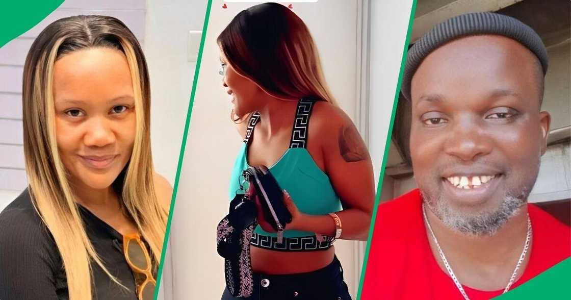 Mother and father dress like their teenage daughter. Mother and father dress like their teenage daughter.