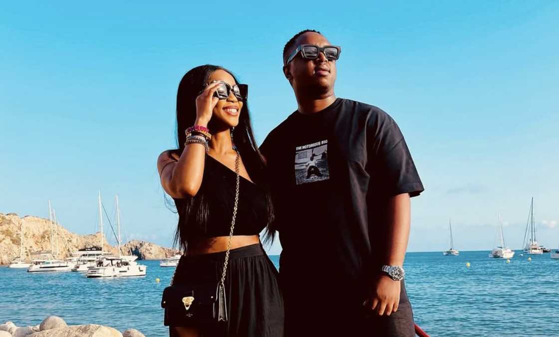 Athi Geleba flaunts her relationship with DJ Shimza online Athi Geleba flaunts her relationship with DJ Shimza online
