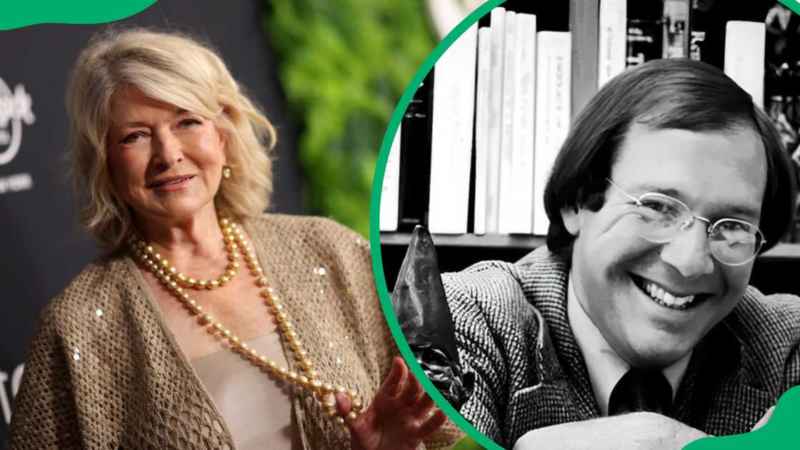 Martha Stewart (L). Andy Stewart (R).