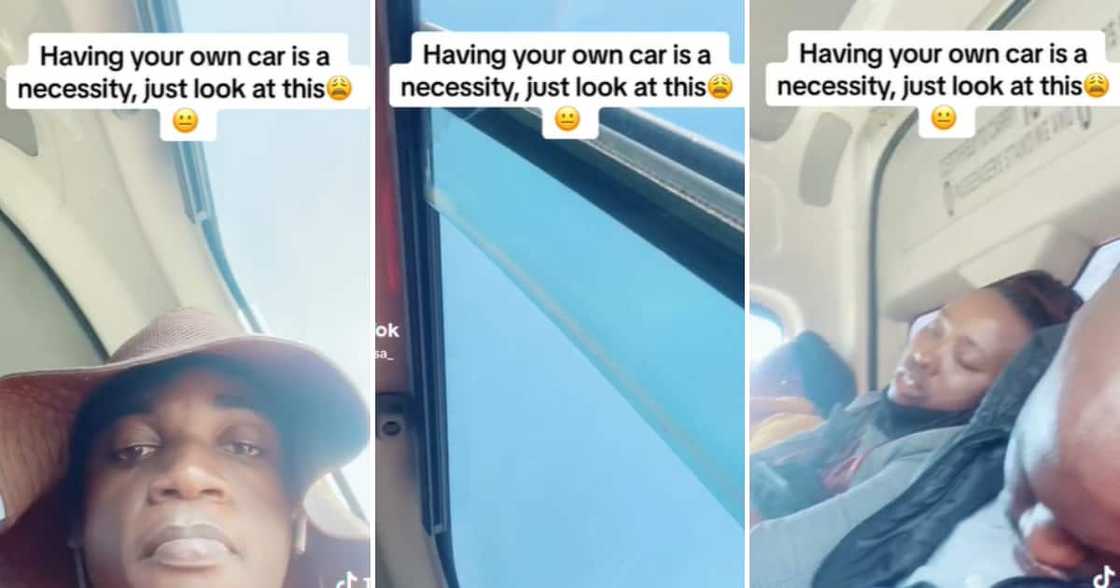 TikTok user @teeago_sa_ shared a video showing his suffering, putting his dreams out for a car of his own TikTok user @teeago_sa_ shared a video showing his suffering, putting his dreams out for a car of his own