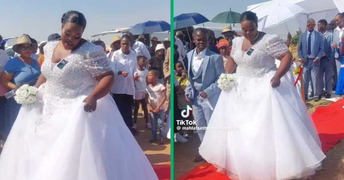 Limpopo bride danced with an unexpected partner Limpopo bride danced with an unexpected partner