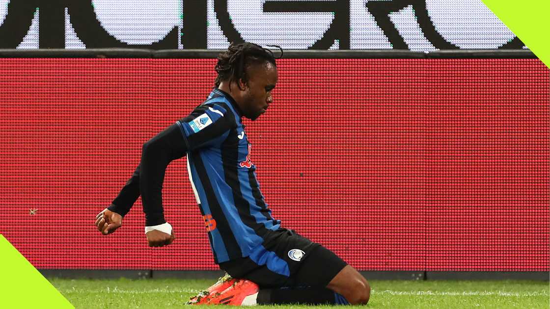 Ademola Lookman, Atalanta, Hellas Verona, Gewiss Stadium, Bergamo, Italy, Serie A. Ademola Lookman, Atalanta, Hellas Verona, Gewiss Stadium, Bergamo, Italy, Serie A.