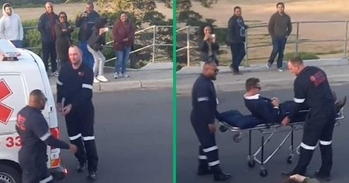 TikTok video of matric student arriving to matric dance in an ambulance TikTok video of matric student arriving to matric dance in an ambulance