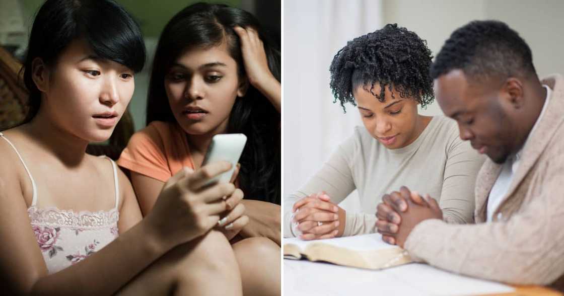 Some concerned wives prayed for their husbands against having side chicks. Some concerned wives prayed for their husbands against having side chicks.
