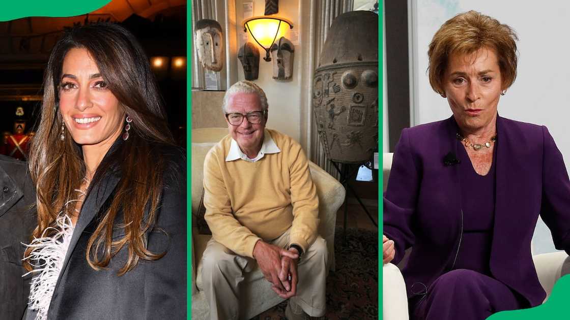 Amal Clooney, William Lerach, and Judge Judy Amal Clooney, William Lerach, and Judge Judy