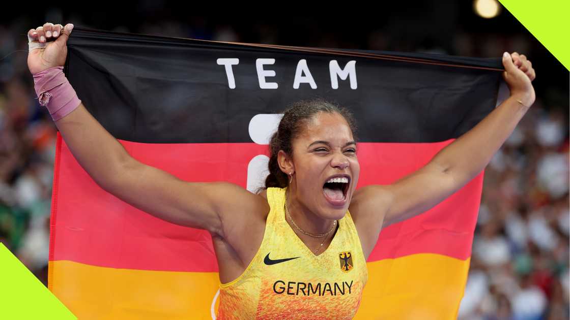 Yemisi Ogunleye wins Paris Olympics Gold medal Yemisi Ogunleye wins Paris Olympics Gold medal