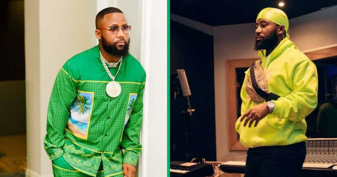 Cassper Nyovest impresses some with his DJing skills.