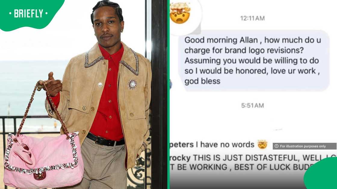 Peters publicly shared a screenshot of the rapper's private Instagram message, prompting Rocky to call the move 'distasteful' Peters publicly shared a screenshot of the rapper's private Instagram message, prompting Rocky to call the move 'distasteful'