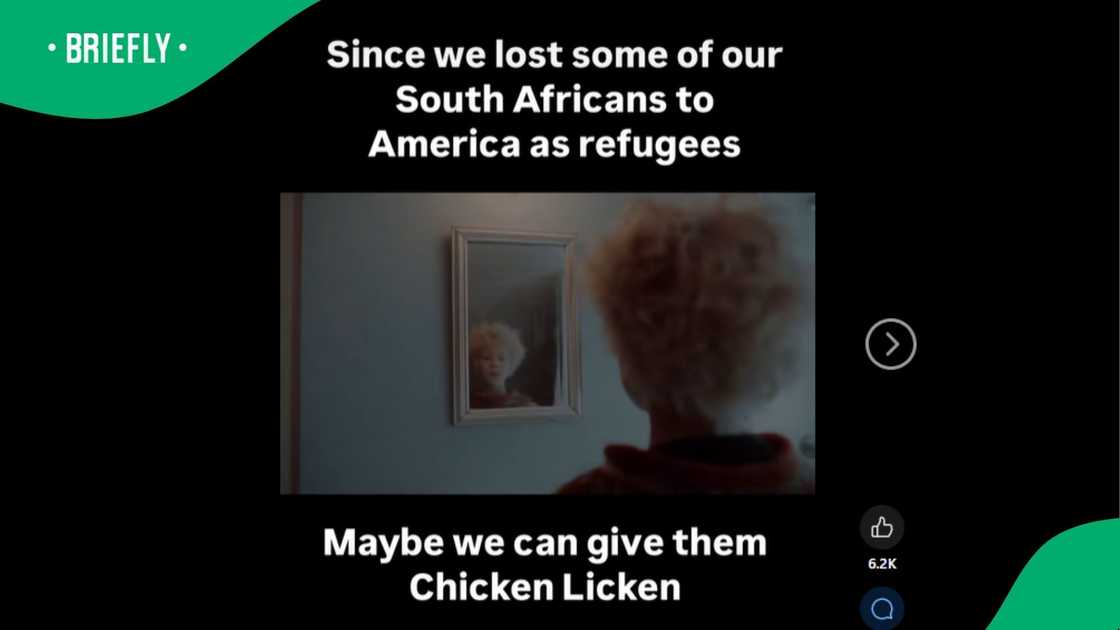 An old ad for the Chicken Licken fast food brand resurfaced. An old ad for the Chicken Licken fast food brand resurfaced.