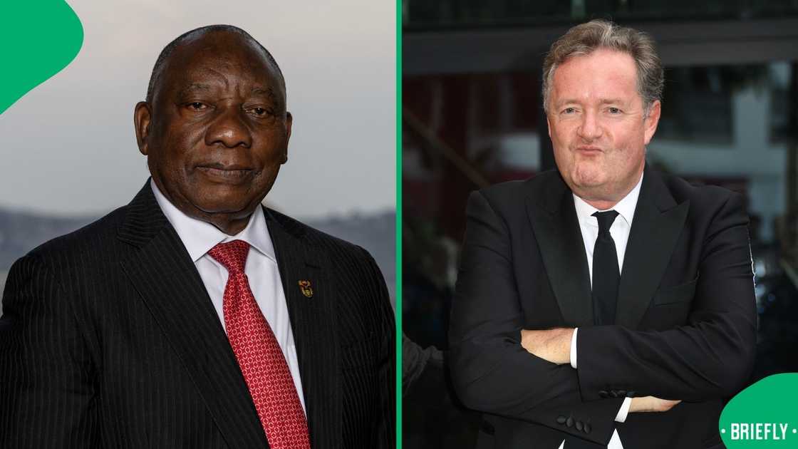 President Cyril Ramaphosa has been criticised by Piers Morgan President Cyril Ramaphosa has been criticised by Piers Morgan