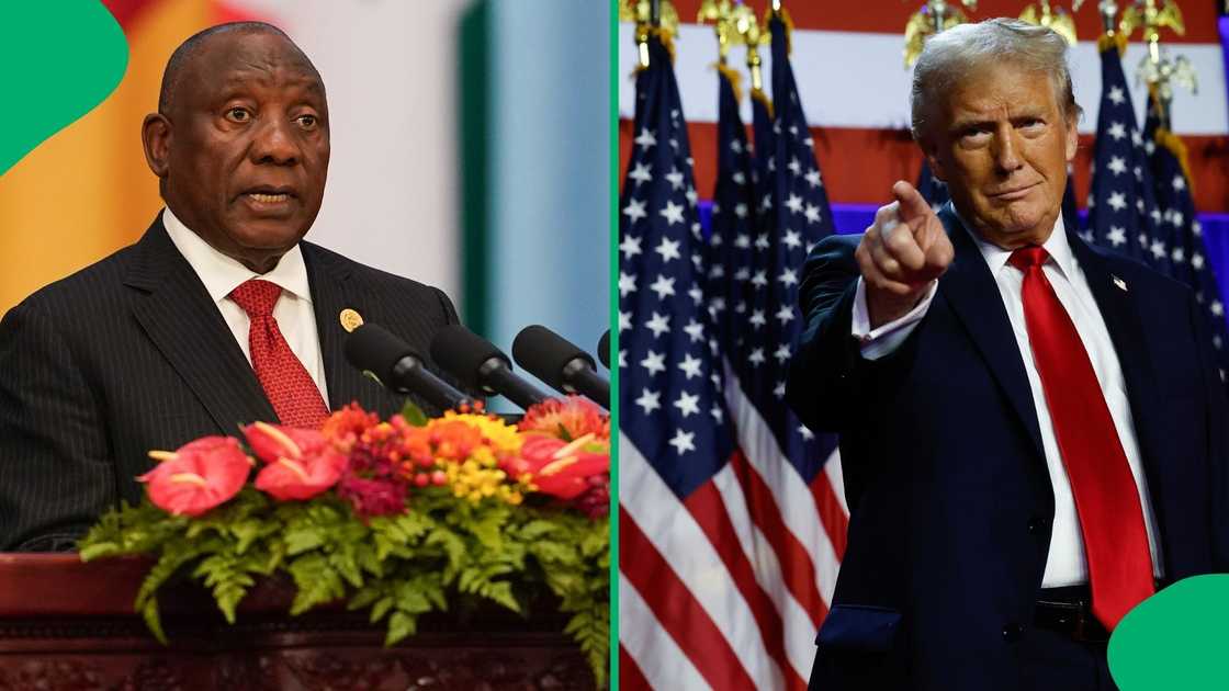President Cyril Ramaphosa congratulated US President Donald Trump for winning the election President Cyril Ramaphosa congratulated US President Donald Trump for winning the election